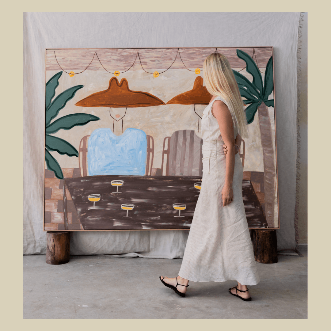 Treehouse Emma HAPPY HOUR WITH FRIENDS AT TREEHOUSE - Original Artwork β Emma Martin ...